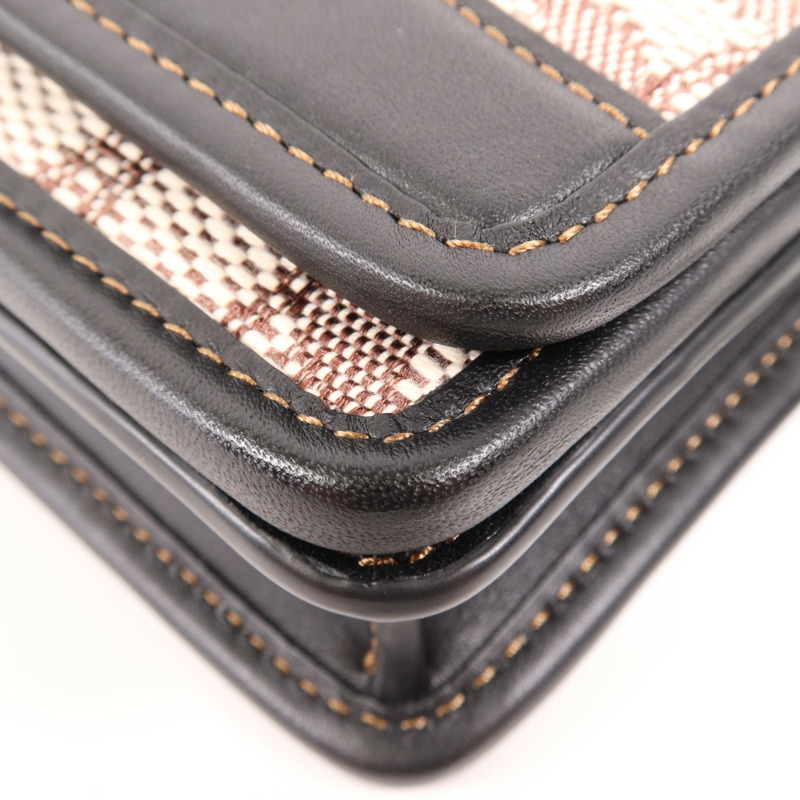 COACH 帆布Shoulder Bag銀扣肩背袋-5