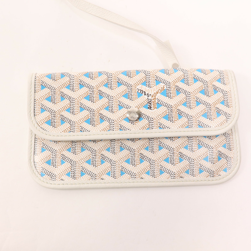 GOYARD 塗層帆布Saint Louis GM銀扣手挽袋-12