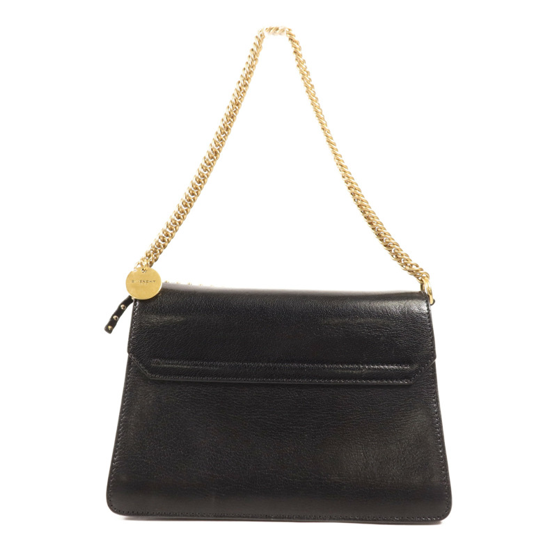 GIVENCHY 皮革Shoulder Bag金扣手挽肩背兩用袋-1