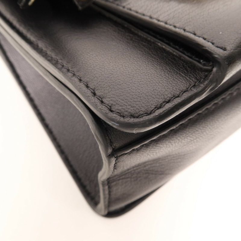 GIVENCHY 皮革Shoulder Bag金扣手挽肩背兩用袋-6