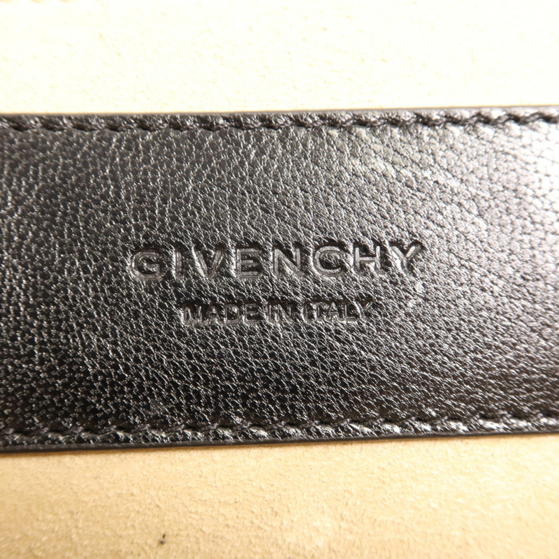 GIVENCHY 皮革Shoulder Bag金扣手挽肩背兩用袋-10