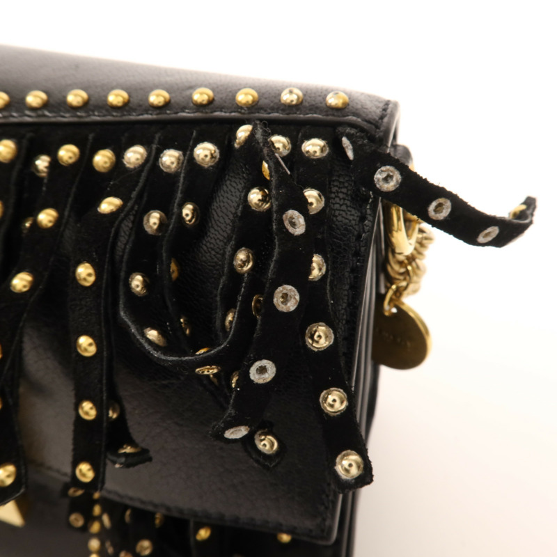 GIVENCHY 皮革Shoulder Bag金扣手挽肩背兩用袋-15