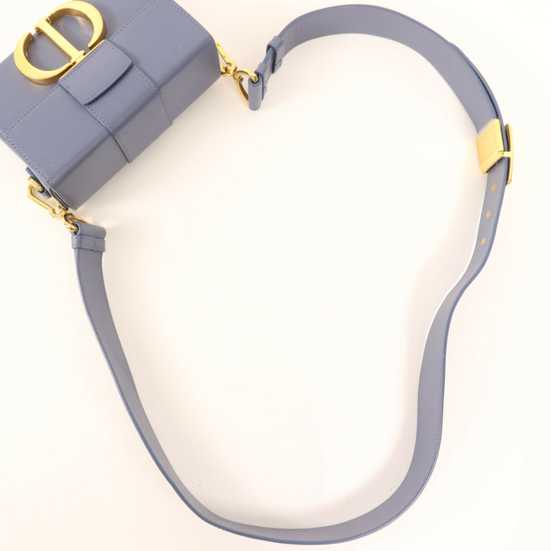 Dior 牛皮皮革Mini Montaigne金扣肩背袋-4