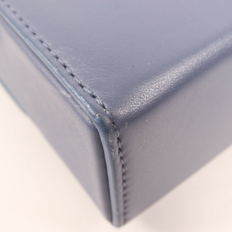 Dior 牛皮皮革Mini Montaigne金扣肩背袋-8