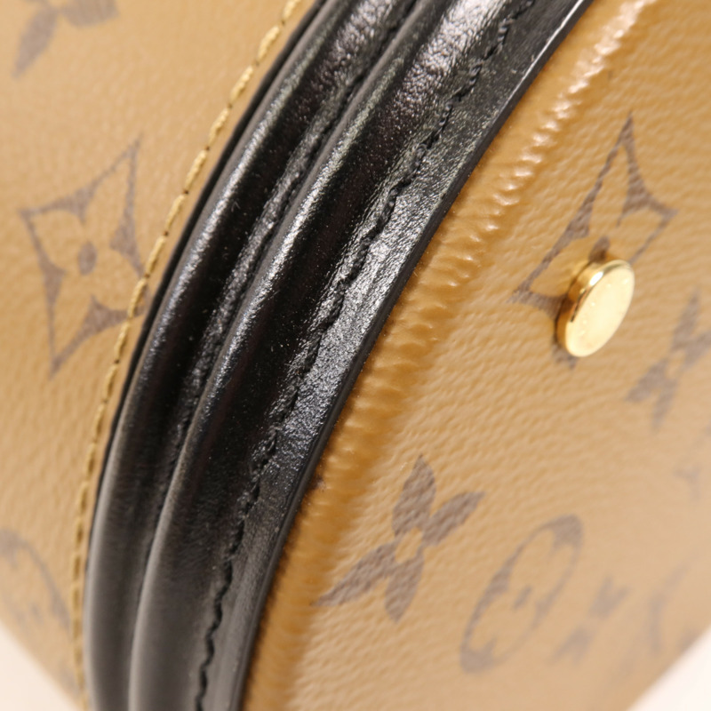 LOUIS VUITTON Monogram Reverse Cannes金扣手挽肩背兩用袋-6