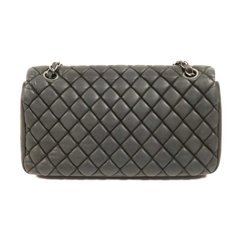 CHANEL 牛皮皮革Shoulder Bag銀扣鏈帶肩背袋-1