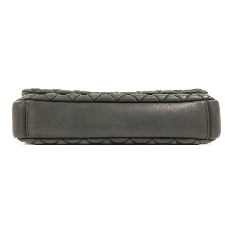 CHANEL 牛皮皮革Shoulder Bag銀扣鏈帶肩背袋-3