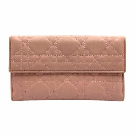【美收精品】DIOR 粉色長夾 B-809【隔月月中將轉賣至日本 上架期限30天】