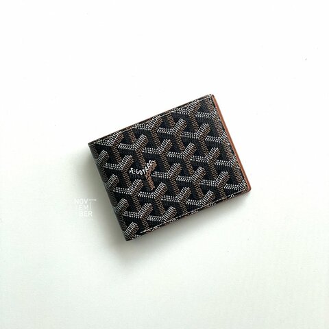 全新✨ Goyard 戈雅 黑咖短夾