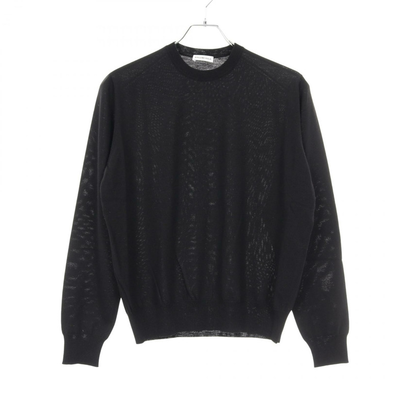 BALENCIAGA 黑色針織羊毛衫,二手,男女通用-0