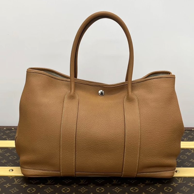 HERMES Garden paty金棕銀花園36手提包36*25*18 98新配件塵袋-1
