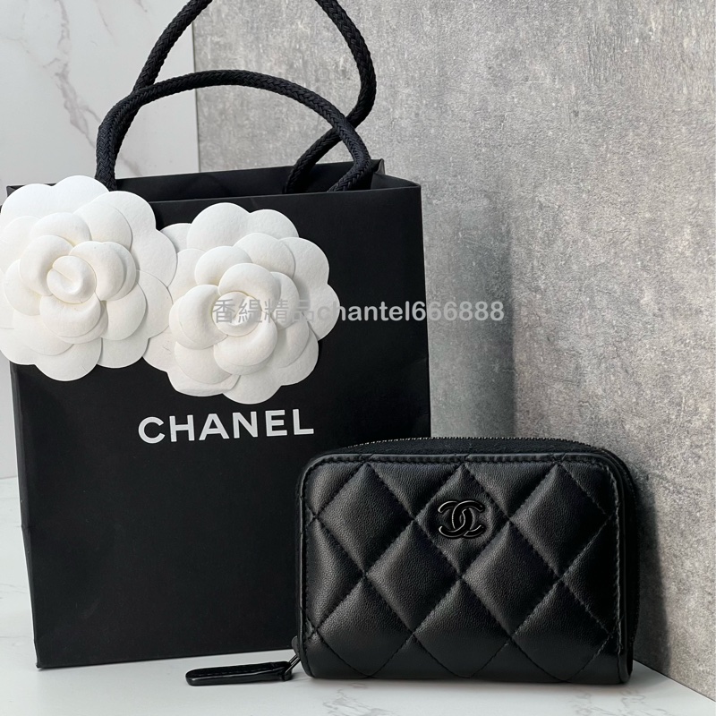 💗香緹國際精品💗 Chanel |so black系列 拉鏈錢包-0