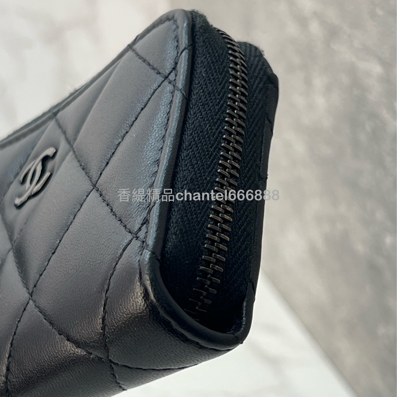 💗香緹國際精品💗 Chanel |so black系列 拉鏈錢包-1