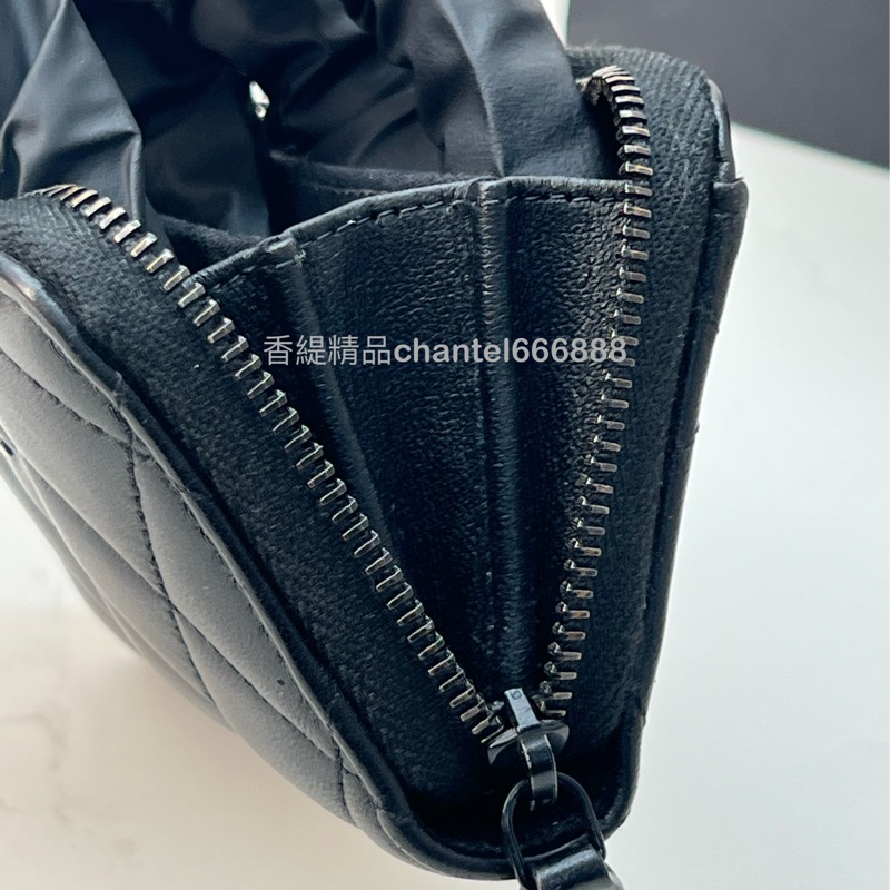 💗香緹國際精品💗 Chanel |so black系列 拉鏈錢包-6
