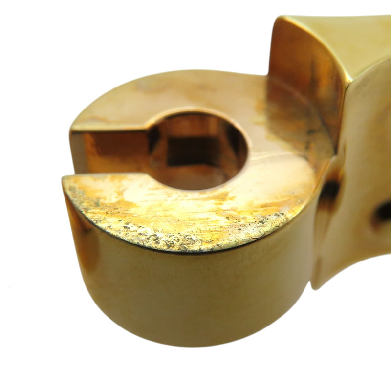 粉/橘色 琺瑯 鍍金屬 Charniere 手環【HERMES 愛馬仕】-8