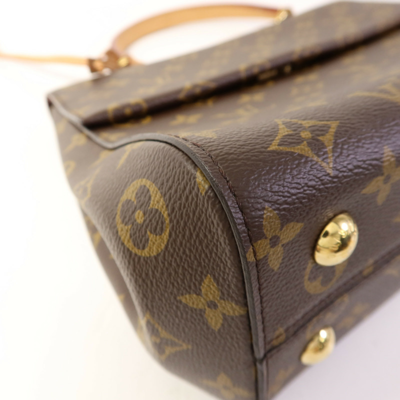 LOUIS VUITTON Monogram Cluny MM金扣手挽肩背兩用袋-13