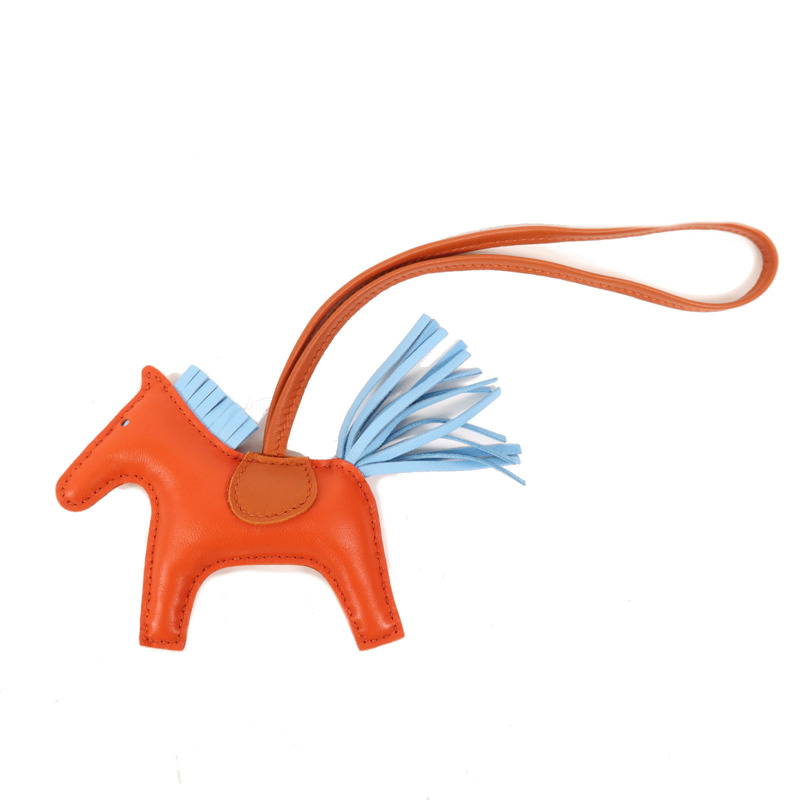 HERMES 皮革Rodeo PM掛飾-0