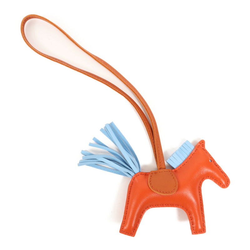 HERMES 皮革Rodeo PM掛飾-1