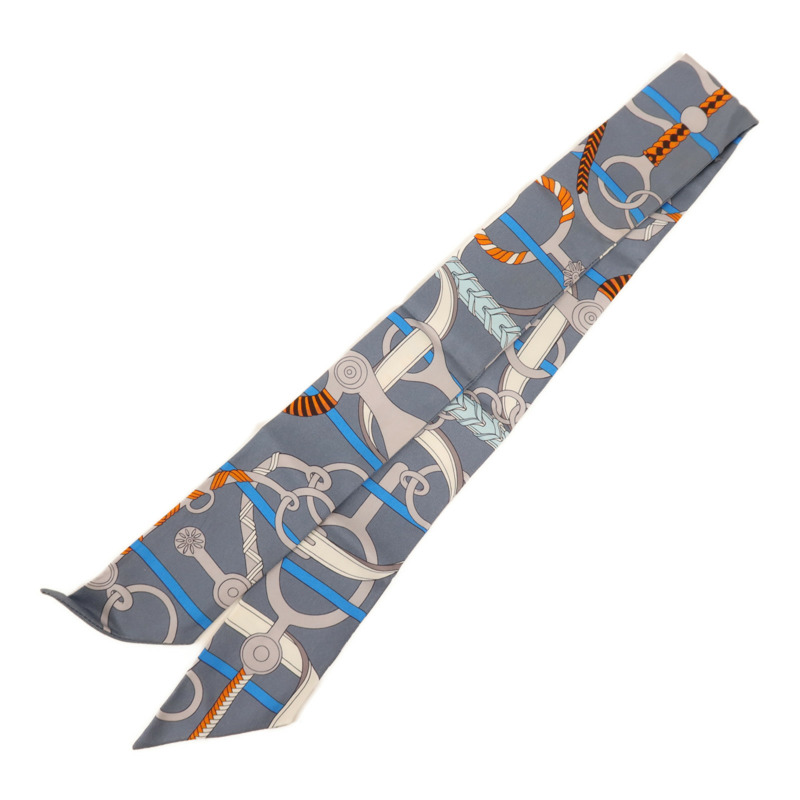 HERMES 絲質Twilly絲巾-1