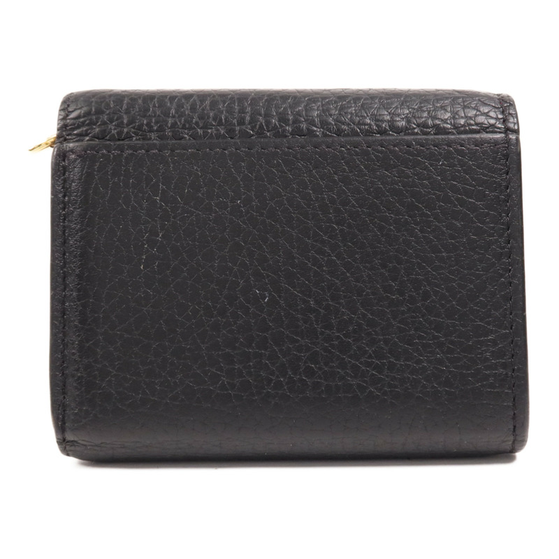 LOUIS VUITTON Taurillon皮革Capucines XS Wallet金扣短錢包-1