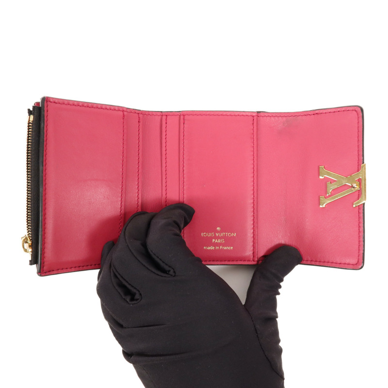 LOUIS VUITTON Taurillon皮革Capucines XS Wallet金扣短錢包-4