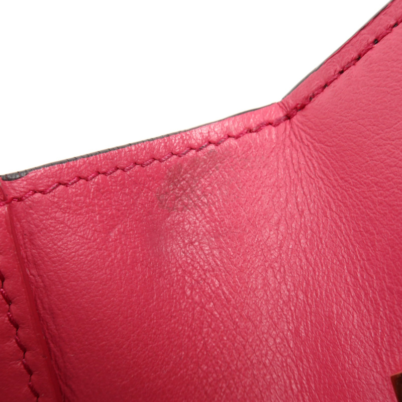 LOUIS VUITTON Taurillon皮革Capucines XS Wallet金扣短錢包-12