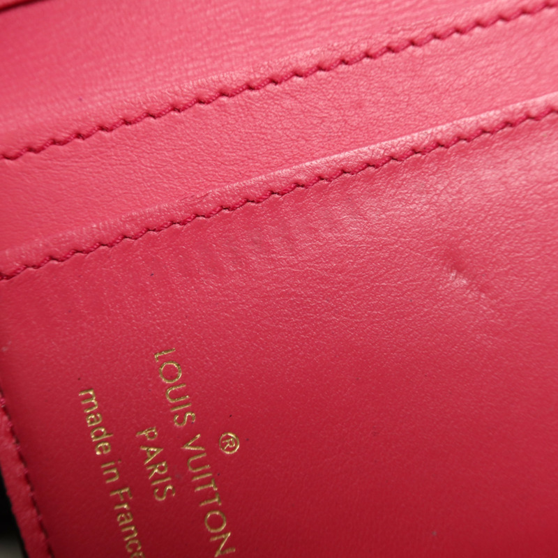 LOUIS VUITTON Taurillon皮革Capucines XS Wallet金扣短錢包-14