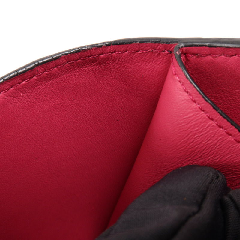 LOUIS VUITTON Taurillon皮革Capucines XS Wallet金扣短錢包-17