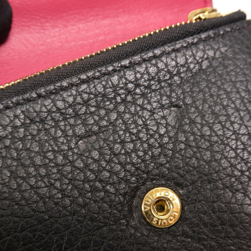 LOUIS VUITTON Taurillon皮革Capucines XS Wallet金扣短錢包-20