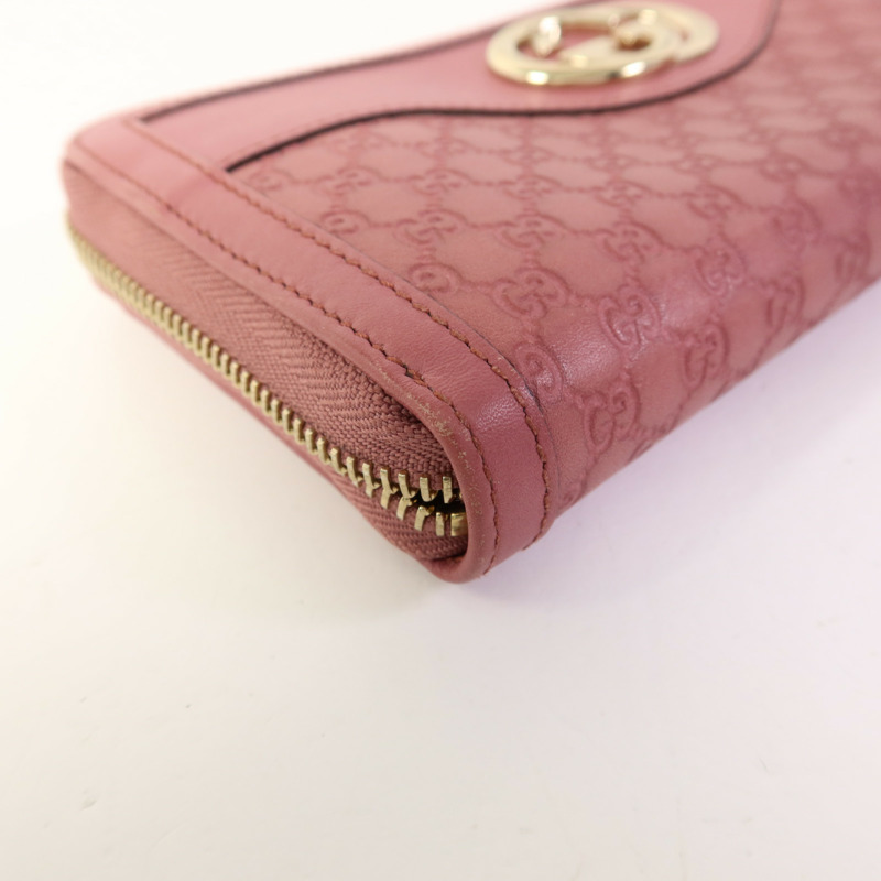 GUCCI 牛皮皮革Long Wallet金扣長錢包-9