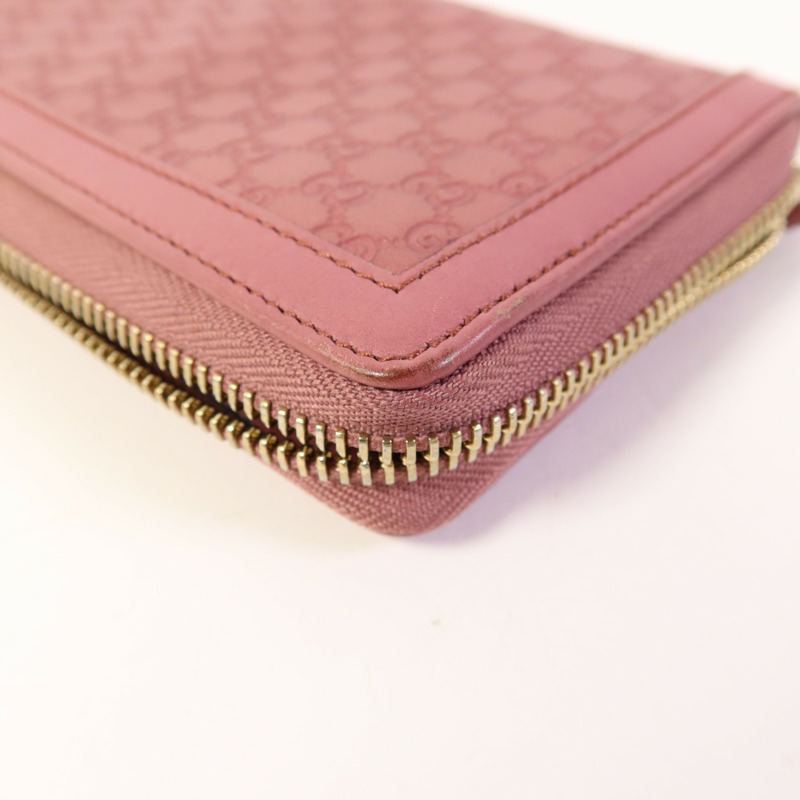 GUCCI 牛皮皮革Long Wallet金扣長錢包-15