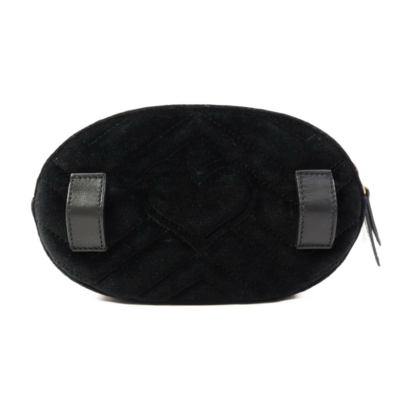 GUCCI 天鵝絨Waist Bag金扣腰包-1