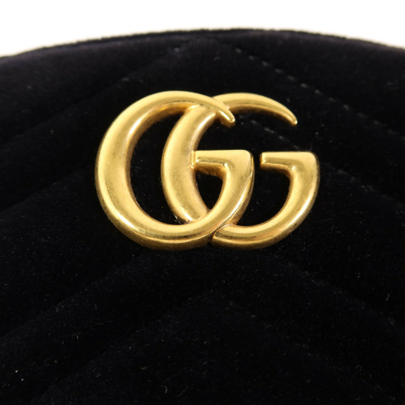 GUCCI 天鵝絨Waist Bag金扣腰包-9