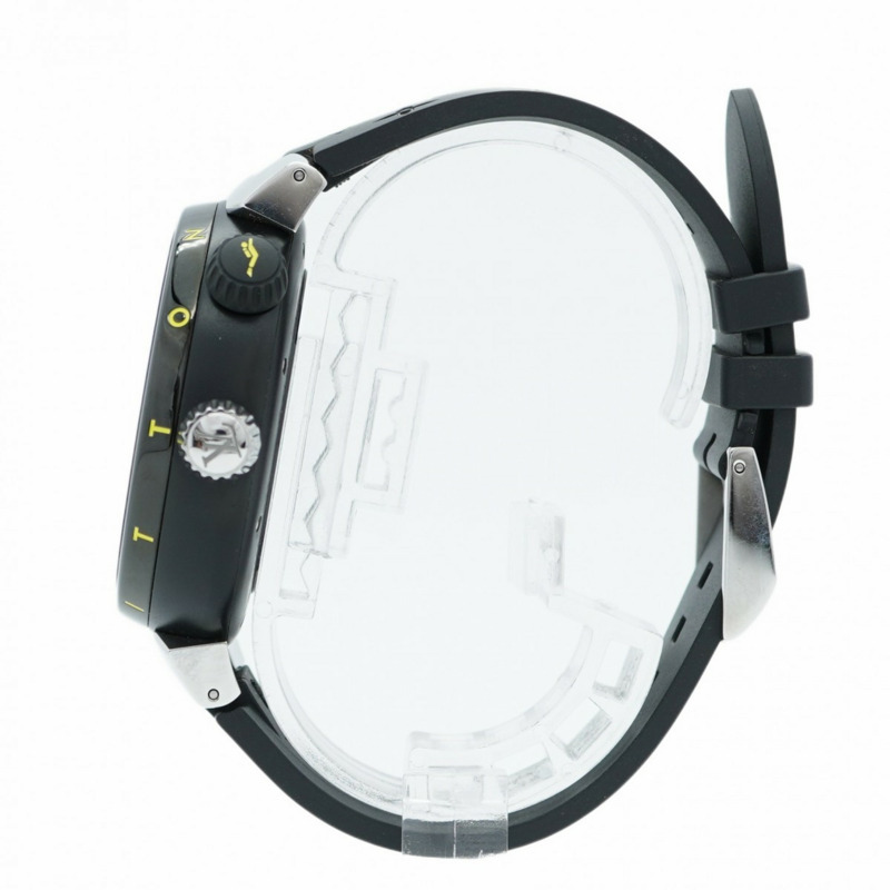 Louis Vuitton Tambour QA122 男士黑色錶盤手錶-7