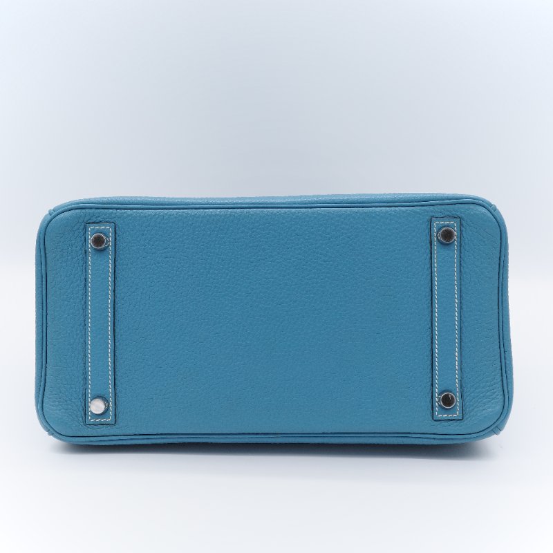 (品況超級美♥️原始狀態)Hermès 愛馬仕 Birkin30 BK30 牛仔藍 Togo 牛皮 手提包 鉑金包 2006 年-5