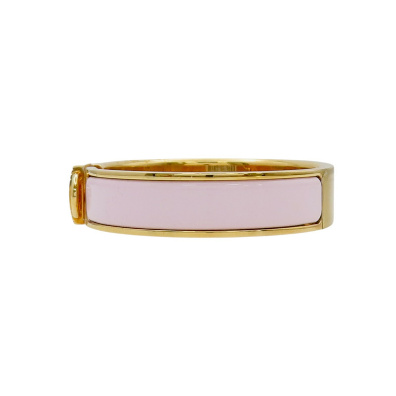 粉色琺瑯 鍍金 Clic Cadena 手環【HERMES 愛馬仕】-3
