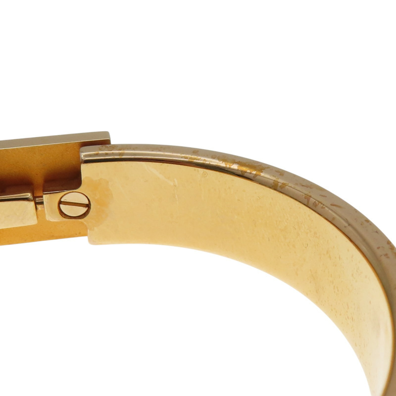 粉色琺瑯 鍍金 Clic Cadena 手環【HERMES 愛馬仕】-8
