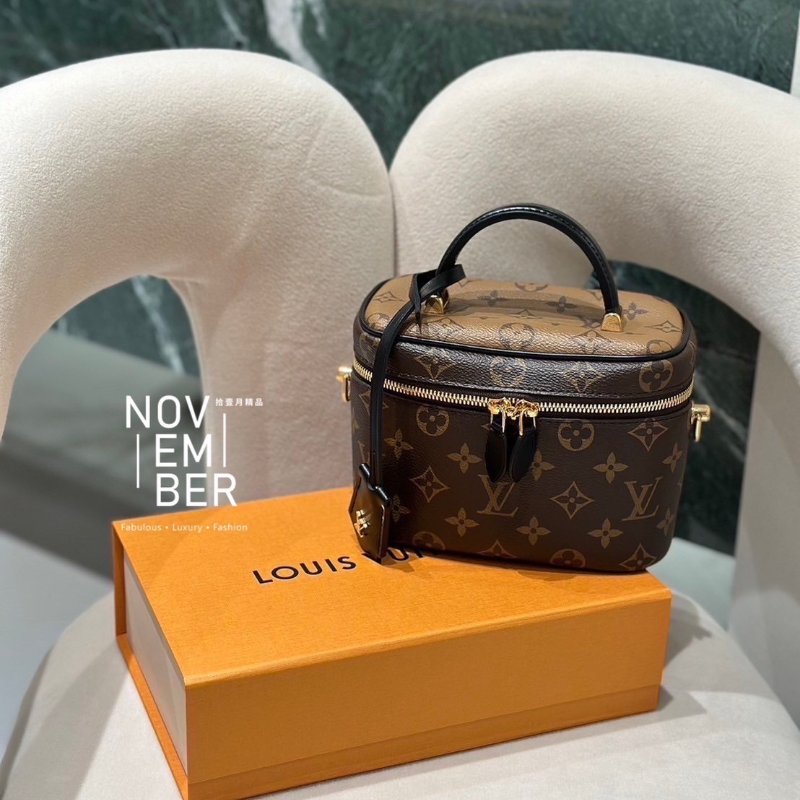全新✨ Louis Vuitton LV 路易威登 老花化妝包-4