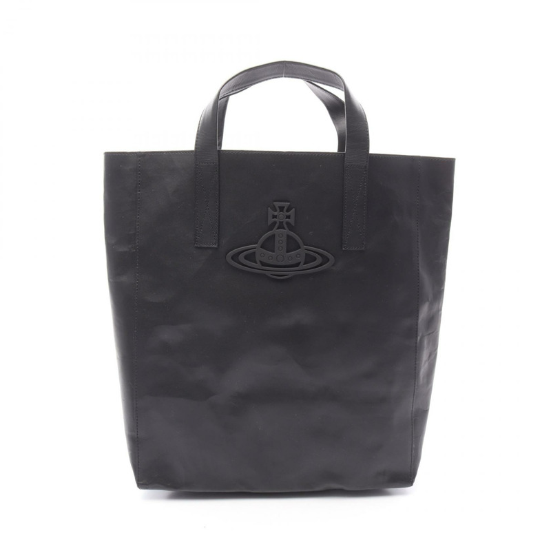 Vivienne Westwood Sarah 中型手提包 4D02000BUL00ANN401 皮革黑色 全新-0