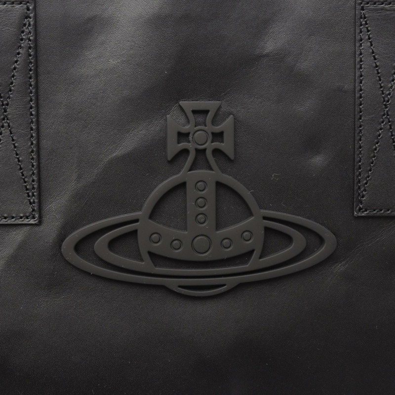 Vivienne Westwood Sarah 中型手提包 4D02000BUL00ANN401 皮革黑色 全新-3