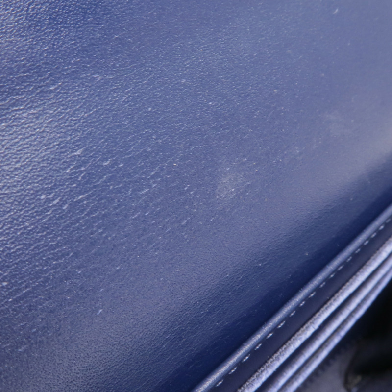 CHANEL 牛皮皮革Long Wallet銀扣長錢包-16