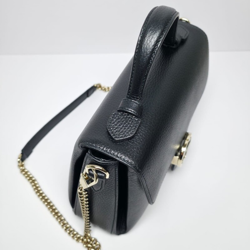Gucci - Interlocking G Crossbody Chain Bag
黑色-3