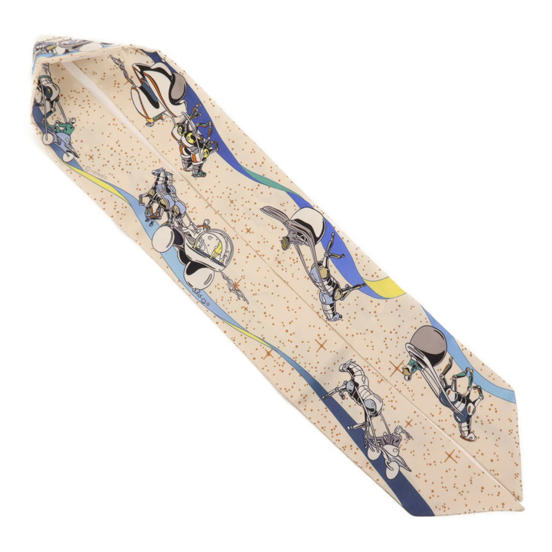 HERMES 絲質Twilly絲巾-3