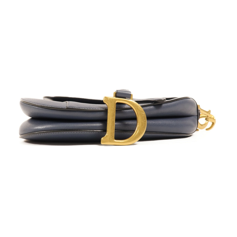Dior 牛皮皮革Saddle Medium金扣肩背袋-3