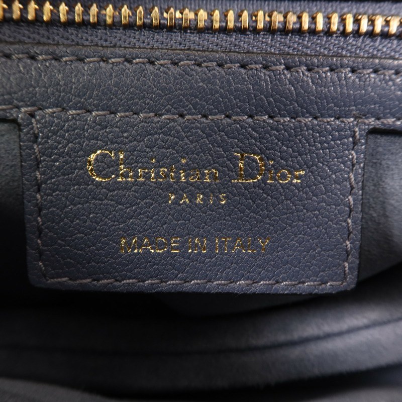 Dior 牛皮皮革Saddle Medium金扣肩背袋-10