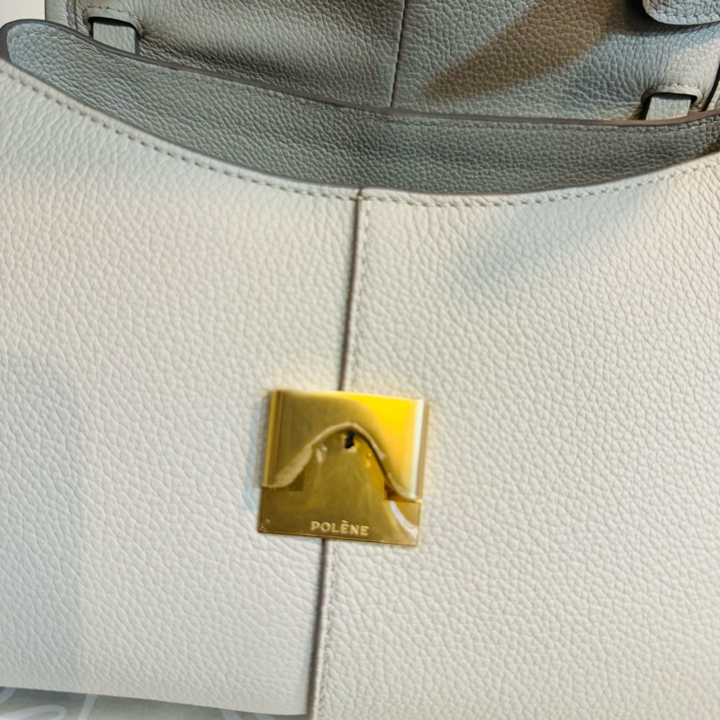 POLENE 白色手提、肩背、斜背、多用包-14