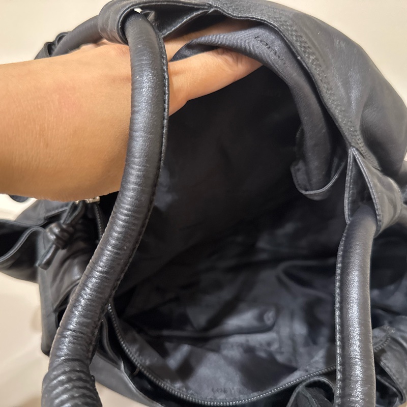 loewe 小羊皮包黑-8