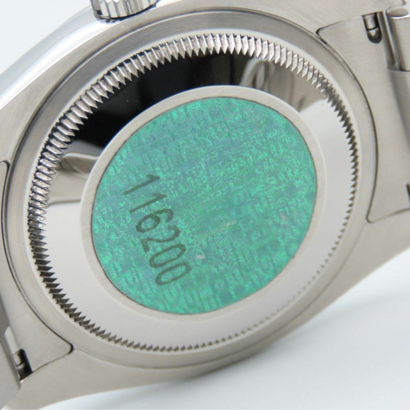 勞力士 Datejust 36 116200 不鏽鋼手錶，銀色錶盤和黑色錶盤，D 序號，Horicomputer 男士-6