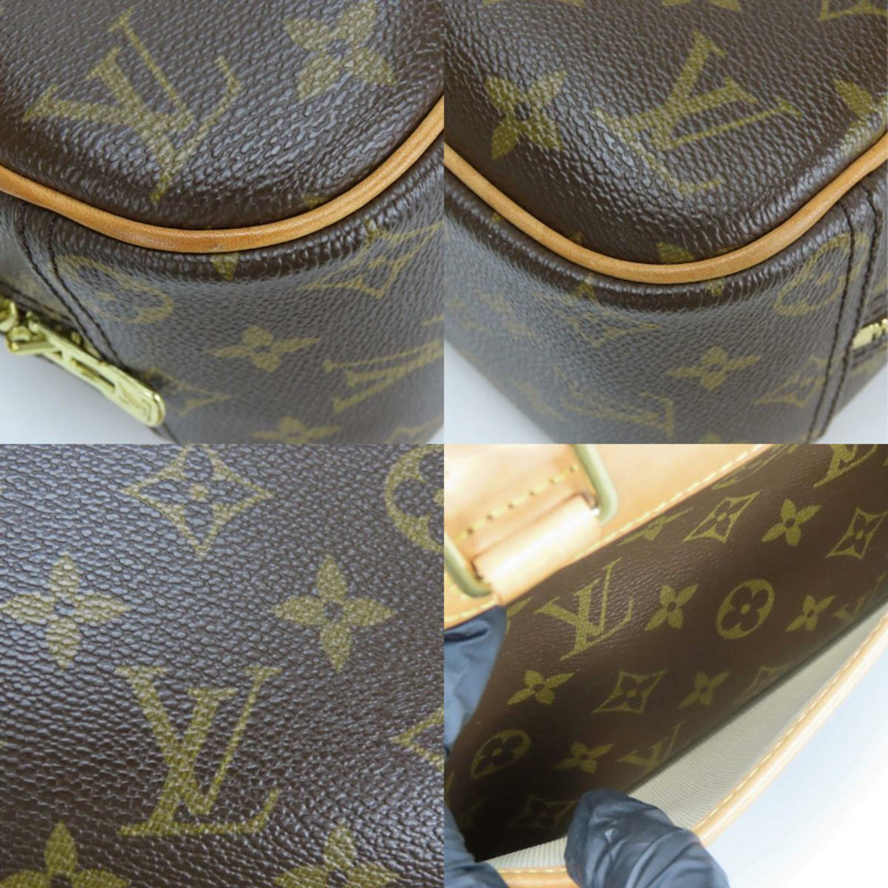 Louis Vuitton Trouville M42228 女士字母棕色手提包-4