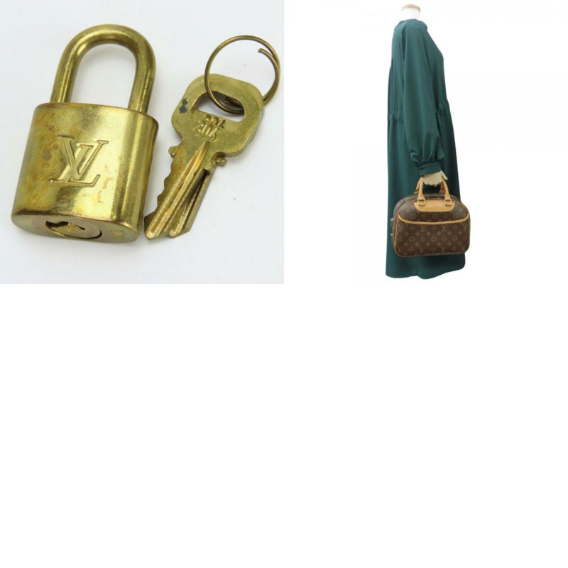 Louis Vuitton Trouville M42228 女士字母棕色手提包-9